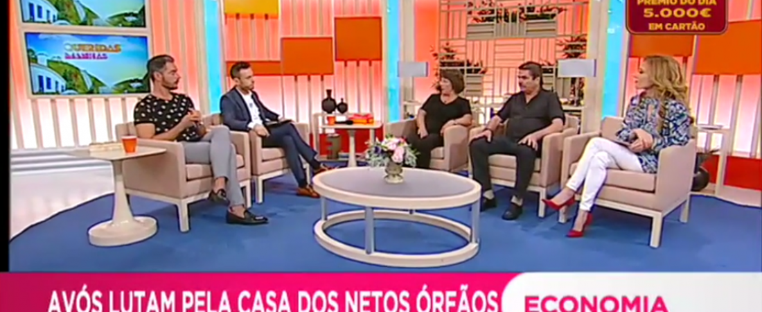 Avós que lutam pela casa dos netos